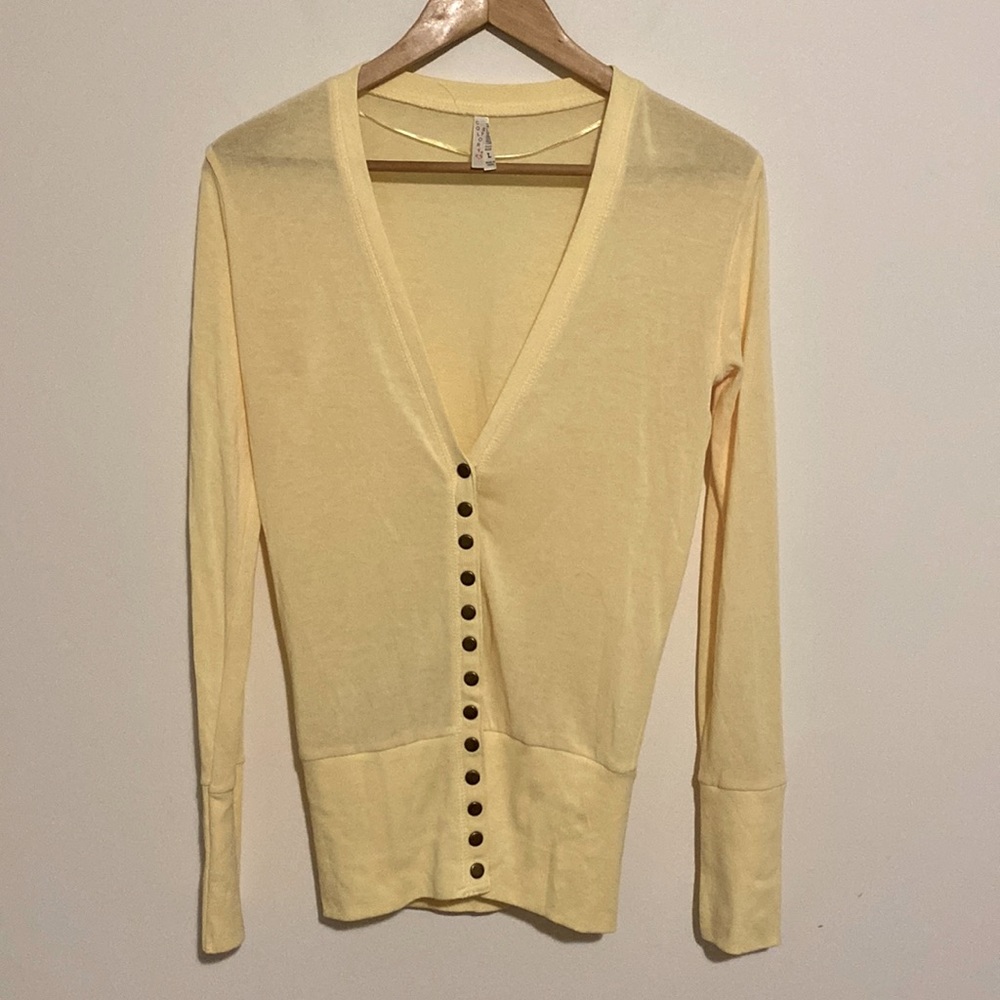 Colour Story Yellow Cardigan